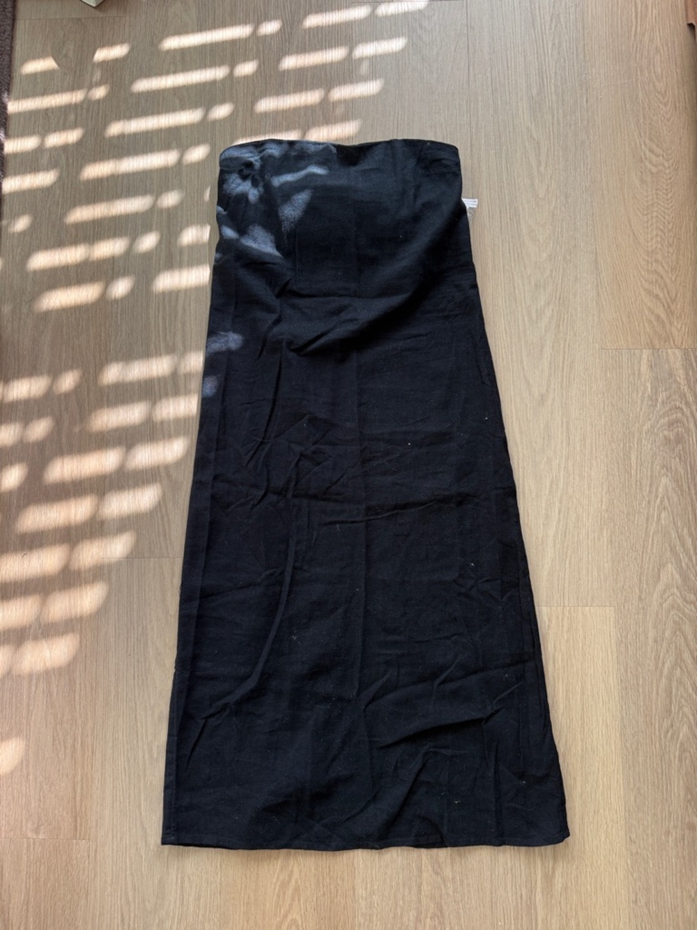 Abercrombie and Fitch Black Linen Dress